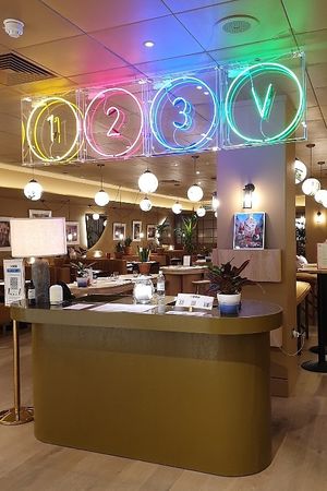 On the lowest floor of Fenwick’s department store  at 123V Browns in London