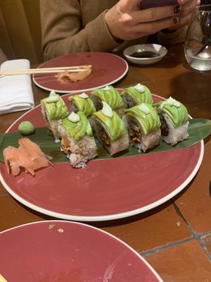 Dragon roll  at 123V Browns in London