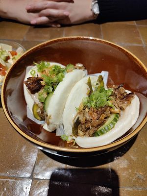 Duck Bao at 123V Browns in London