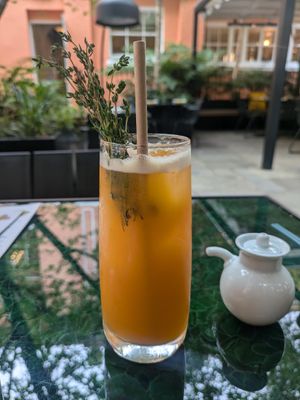 Scent of the woods mocktail at 123V Browns in London