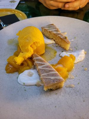 The dessert is incredible! at 123V Browns in London