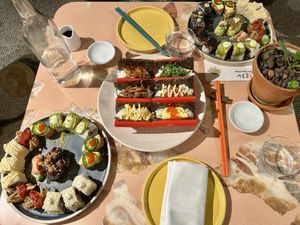 ‘Omakase’ chef’s selectionn  at 123V Browns in London