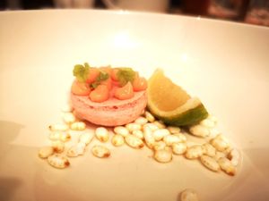 Yuzu Jelly and Sake Citrus (tasting menu) at 123V Browns in London