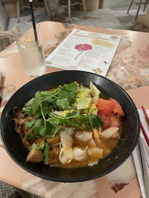 Tom Yum Noodle Bowl   at 123V Browns in London