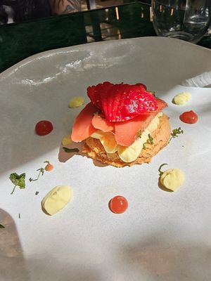 Rhubarb sable at 123V Browns in London