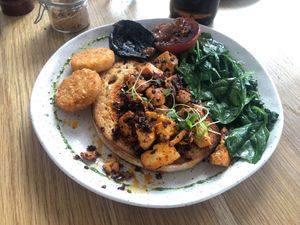 The Long Straw with chilli tofu scramble at Short Straw in Hawthorn