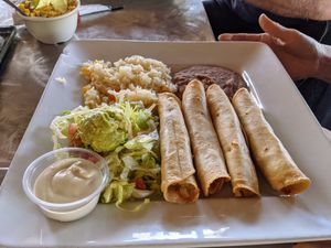 Flautas. at Chilaquiles Factory in Cedar Park