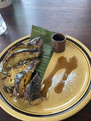 Sweet potato dessert at La Yaqueria in Valladolid