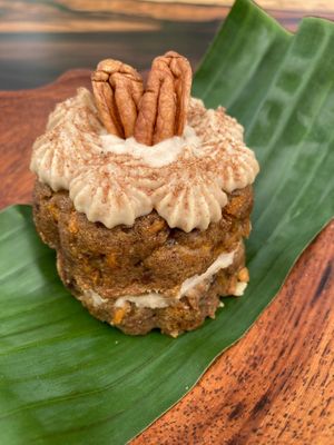 Carrot cake. at La Yaqueria in Valladolid