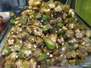 Lady finger at Jin Hong Vegetarian 金红素食 - Bukit Gombak in West Singapore