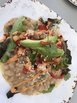 White bean taco  at C Casa in Napa