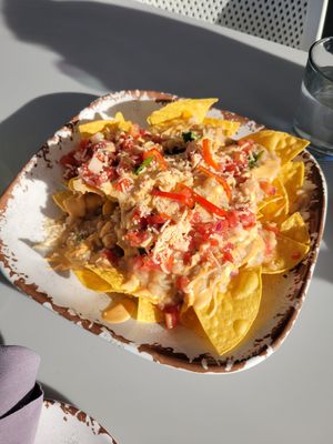 Vegan nachos at C Casa in Napa