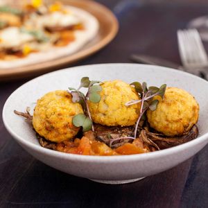 Arancini at Mi Manchi in Bogota