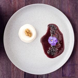 Panna Cotta at Mi Manchi in Bogota