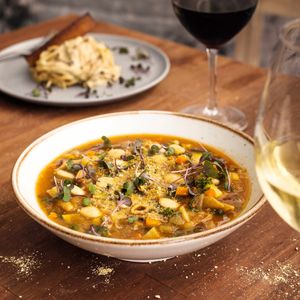 minestrone at Mi Manchi in Bogota