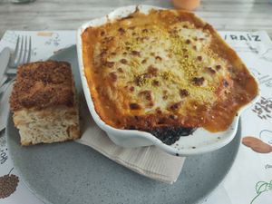 Lasagna Bolognesa at Mi Manchi in Bogota