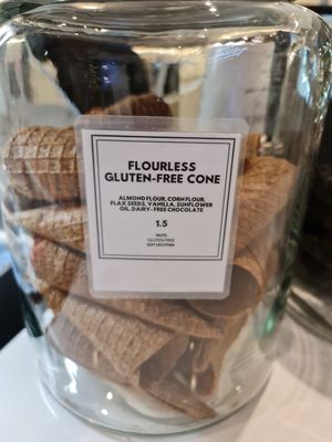 Flourless Gluten Free Cone ~ 21/1/22 at Kind Kones - Paragon Orchard in Central Singapore