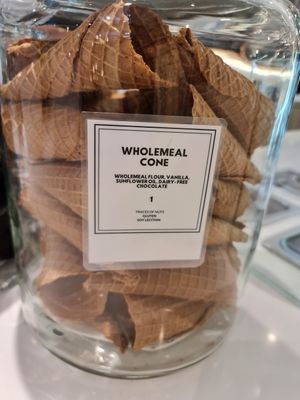 Wholemeal Cone ~ 21/1/22 at Kind Kones - Paragon Orchard in Central Singapore