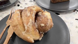 Cinnamon roll  at Kind Kones - Paragon Orchard in Central Singapore