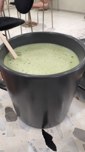Matcha latte  at Kind Kones - Paragon Orchard in Central Singapore