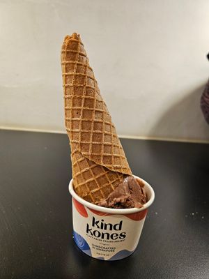 Salted chocolate ~ 11/5/24 at Kind Kones - Paragon Orchard in Central Singapore