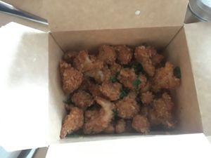 Fried Coliflower at Roots in Muenster