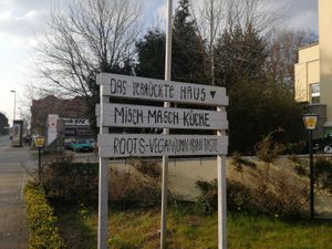 sign at Roots in Muenster