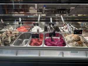 8 vegan flavors!  at Gelaaati di Marco in Barcelona