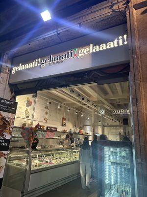 Very friendly staff and open late!  at Gelaaati di Marco in Barcelona