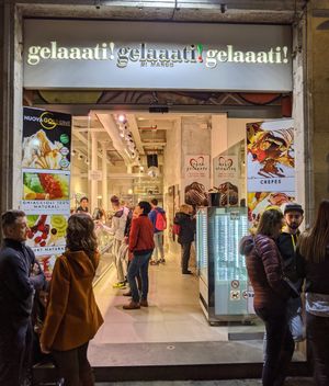 Front. at Gelaaati di Marco in Barcelona