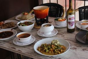 Several meals at La Route Des Vins La Paz in Puebla