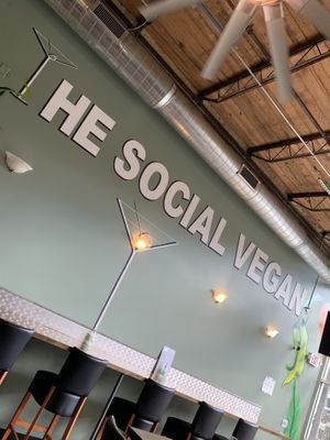 Wall at The Social Vegan in Lexington
