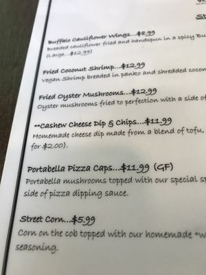 Appetizers  at The Social Vegan in Lexington