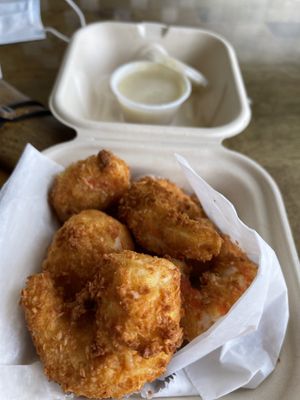 Coconut shrimp!  at The Social Vegan in Lexington