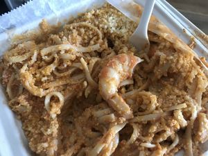 Cajun shrimp linguine   at The Social Vegan in Lexington