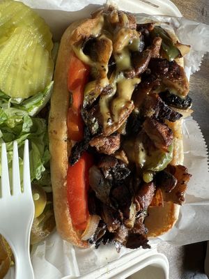 The Social Chick’n Philly  at The Social Vegan in Lexington