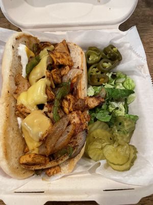 Chicken Philly  at The Social Vegan in Lexington