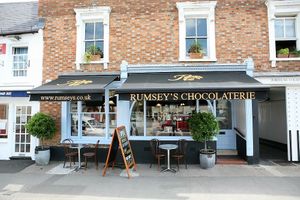 Our shop front. at Rumsey's Chocolaterie in Thame