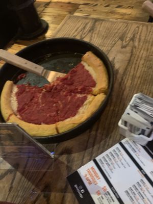   at Gino's East in Wheaton