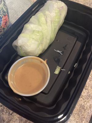 Braised tofu spring rolls at Chloe's Kitchen in Santa Cruz