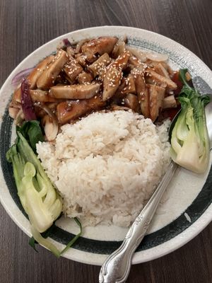 Tofu teriyaki   at Chloe's Kitchen in Santa Cruz