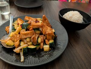 Kung Pao tofu at Chloe's Kitchen in Santa Cruz