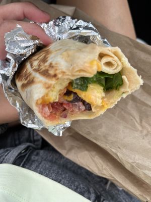 Breakfast burrito 🌯  at Apothica Cafe in Cumberland