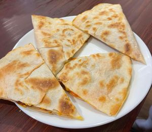 Bacon Quesadilla at Apothica Cafe in Cumberland