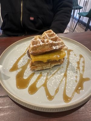 Waffle’nator  at Apothica Cafe in Cumberland
