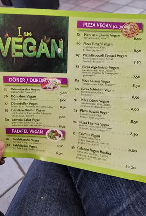Aktuelles veganes Angebot  at Lawinia Grillhaus in Alfeld