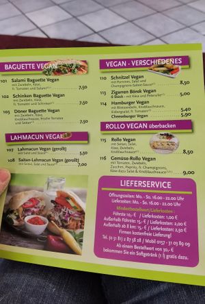 Aktuelles veganes Angebot  at Lawinia Grillhaus in Alfeld