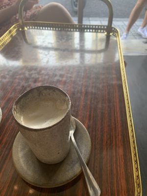 Latte  at La Bohême in Cordoba