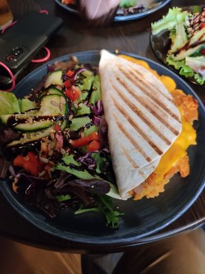 Vegan Quesadilla at La Bohême in Cordoba