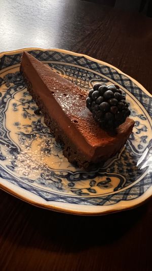 Chocolate cake (best ever!)  at La Bohême in Cordoba